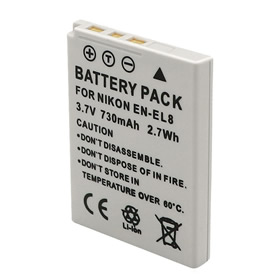 Batterie Rechargeable Lithium-ion de Nikon EN-EL8