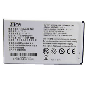 Batterie Smartphone pour ZTE Li3712T42P3h734141