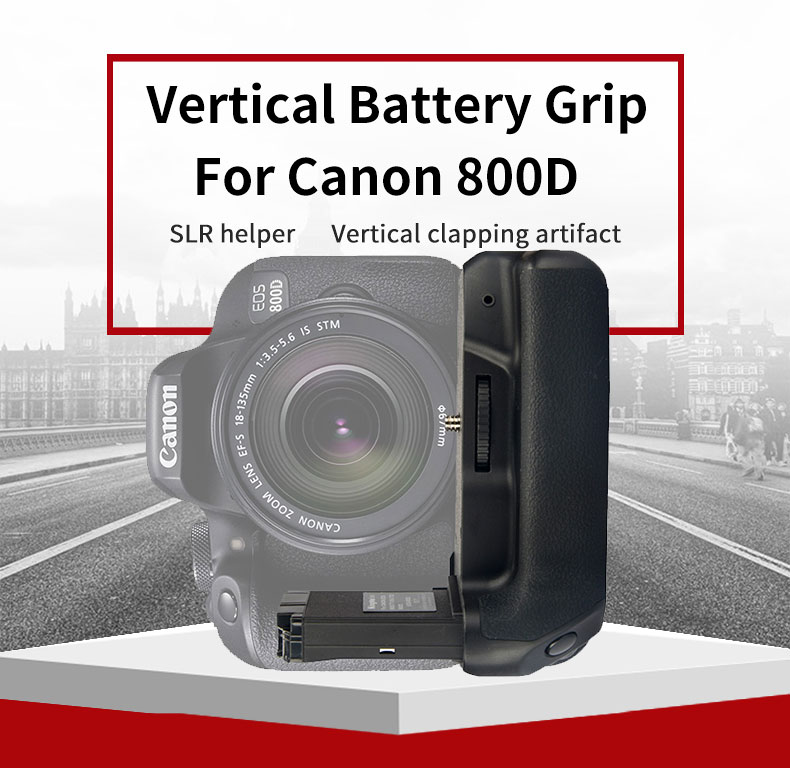 Poignées de batterie pour Canon EOS 800D