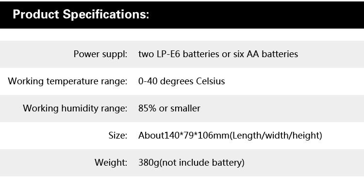 Batterie grip pour Canon EOS 80D