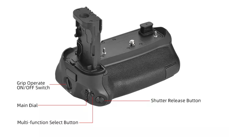 Poignées de batterie BG-E22 pour Canon EOS R