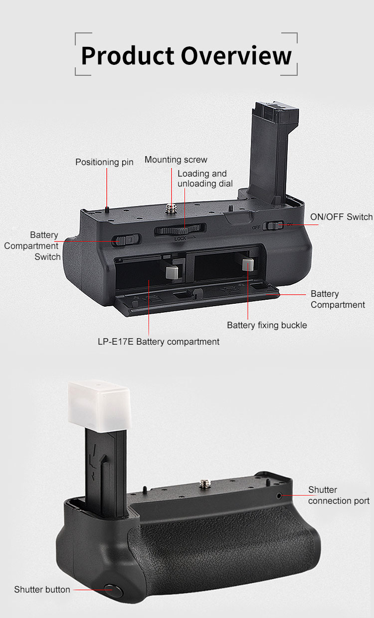 Batteriegriffe für Canon EOS RP Spiegelreflexkameras