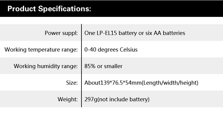 Poignées de batterie pour Nikon MB-D15