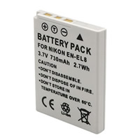 Batteries pour Nikon Coolpix S6